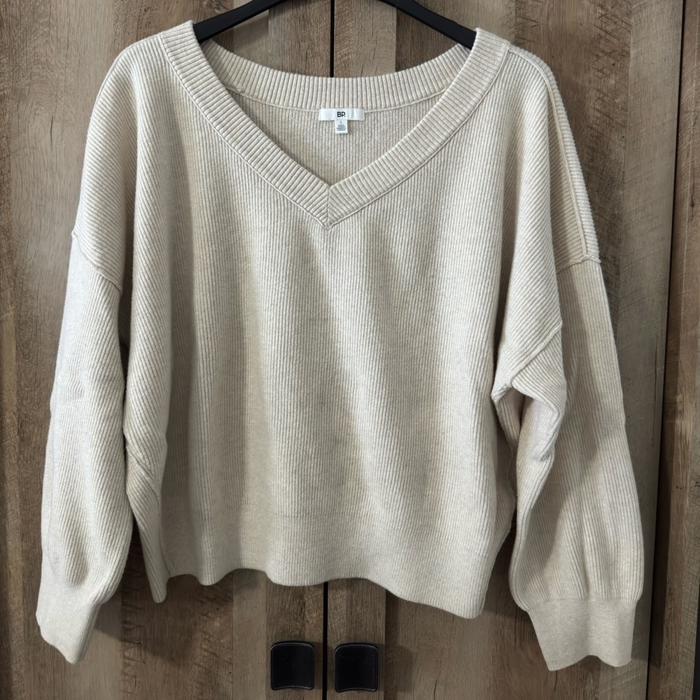 BP. (Nordstrom Brand) V Neck Ribbed Sweater